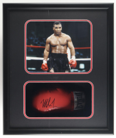 Mike Tyson Signed Custom Framed Shadowbox Everlast Boxing Glove Display (JSA & Tyson) at PristineAuction.com