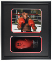 Mike Tyson Signed Custom Framed Shadowbox Everlast Boxing Glove Display (JSA & Tyson) at PristineAuction.com