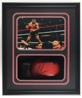 Mike Tyson Signed Custom Framed Shadowbox Everlast Boxing Glove Display (JSA & Tyson) at PristineAuction.com