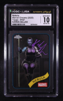 Karen Gillan Signed 2025 Topps Chrome Marvel #167 (CGC 10 | Auto 10) at PristineAuction.com