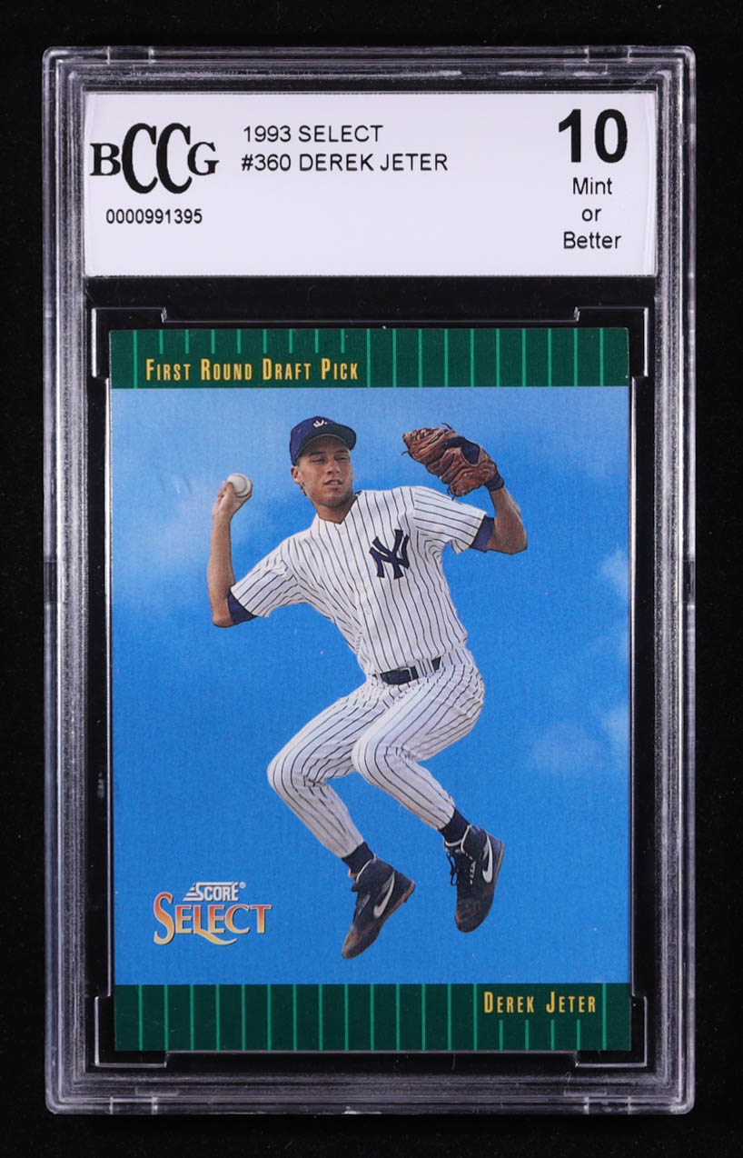 Derek Jeter 1993 Score Select #300 RC (BCCG 10) at PristineAuction.com Derek Jeter 1993 Score Select #300 RC (BCCG 10) at PristineAuction.com