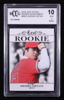 Shohei Ohtani 2018 Leaf Ohtani Rookie Achievement #RA-01 RC (BCCG 10) at PristineAuction.com