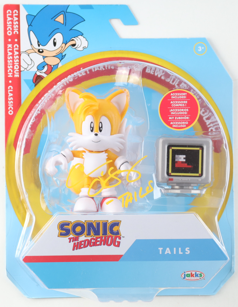 Colleen O'Shaughnessey Signed "Sonic the Hedgehog" Tails Action Figure Inscribed "Tails" (JSA) at PristineAuction.com Colleen O'Shaughnessey Signed "Sonic the Hedgehog" Tails Action Figure Inscribed "Tails" (JSA) at PristineAuction.com