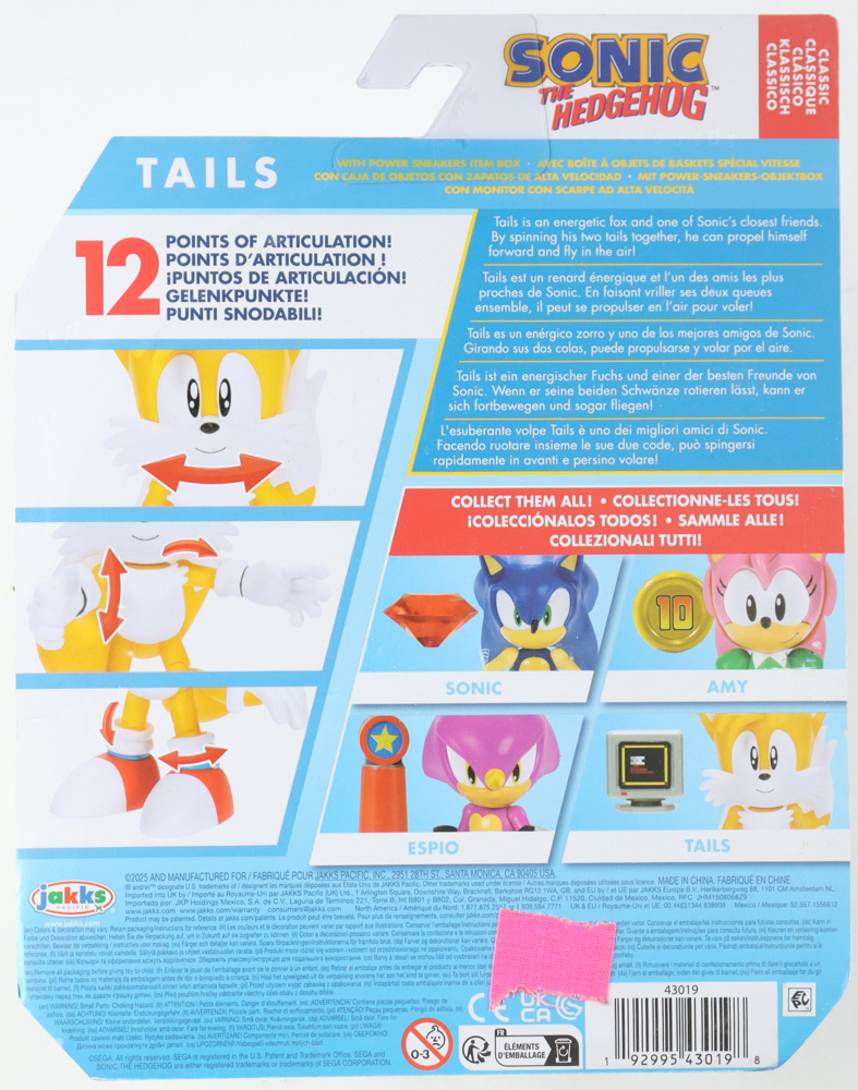 Colleen O'Shaughnessey Signed "Sonic the Hedgehog" Tails Action Figure Inscribed "Tails" (JSA) at PristineAuction.com Colleen O'Shaughnessey Signed "Sonic the Hedgehog" Tails Action Figure Inscribed "Tails" (JSA) at PristineAuction.com