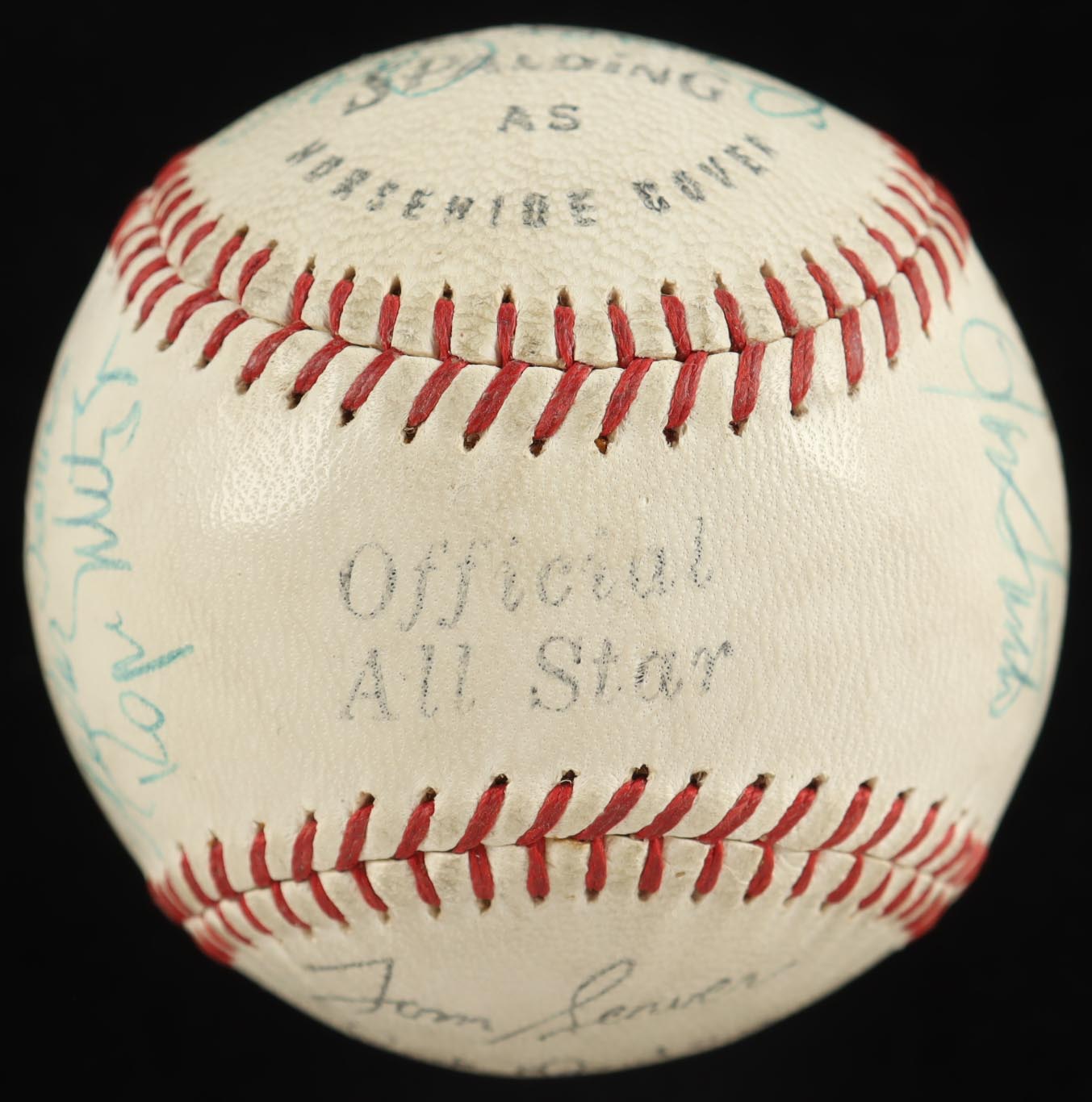MLB Hall of Famers and Stars | OASB Signed by (17) with Bob Gibson, Ron Santo, Hector Torres in Display Case (Beckett) at PristineAuction.com MLB Hall of Famers and Stars | OASB Signed by (17) with Bob Gibson, Ron Santo, Hector Torres in Display Case (Beckett) at PristineAuction.com