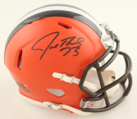 Joe Thomas Signed Browns Speed Mini Helmet (Schwartz) at PristineAuction.com