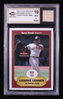Barry Bonds 2001 Fleer Tradition Career HR Bat LL #499 #392 (BCCG 10) at PristineAuction.com