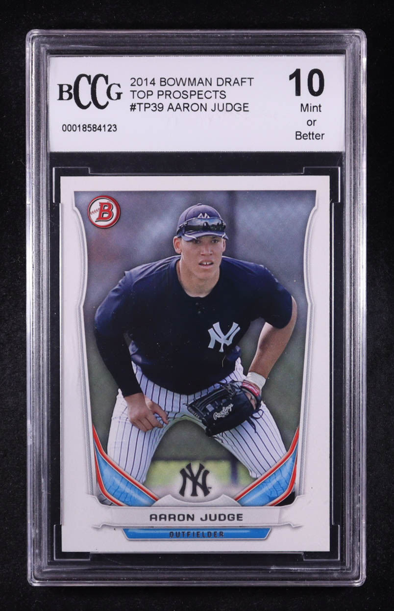 Aaron Judge 2014 Bowman Draft Top Prospects #TP39 RC (BCCG 10) at PristineAuction.com Aaron Judge 2014 Bowman Draft Top Prospects #TP39 RC (BCCG 10) at PristineAuction.com