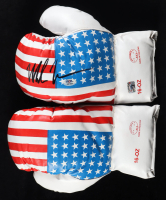Mike Tyson Signed Pair of (2) Everlast USA Boxing Gloves (Tyson & PSA) at PristineAuction.com