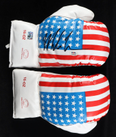 Mike Tyson Signed Pair of (2) Everlast USA Boxing Gloves (Tyson & PSA) at PristineAuction.com