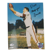 Dante "Gluefingers" Lavelli Signed Browns 8x10 Photo (JSA) at PristineAuction.com