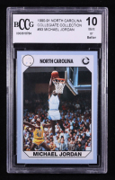 Michael Jordan 1990-91 North Carolina Collegiate Collection #93 (BCCG 10) at PristineAuction.com