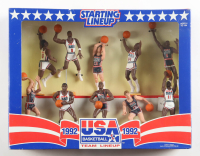 1992 Starting Lineup Team "Dream Team" USA Basketball Players Action Figure Set with Michael Jordan, Magic Johnson & Larry Bird at PristineAuction.com