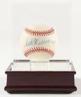 Ted Williams Signed OAL Baseball With Display Case (PSA) at PristineAuction.com
