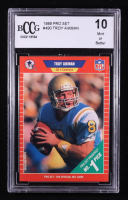Troy Aikman 1989 NFL Pro Set #490 RC (BCCG 10) at PristineAuction.com