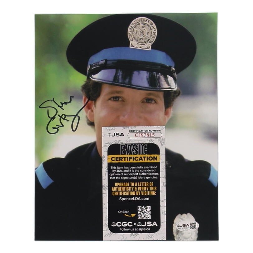 Steve Guttenberg Signed "Police Academy" 8x10 Photo (JSA) at PristineAuction.com Steve Guttenberg Signed "Police Academy" 8x10 Photo (JSA) at PristineAuction.com
