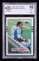Barry Sanders 1989 Topps Traded #83T RC (BCCG 10) at PristineAuction.com