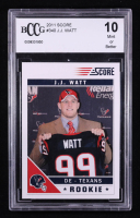J.J. Watt 2011 Panini Score #340 RC (BCCG 10) at PristineAuction.com