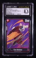 Ray Chase Signed 2024 Dragon Ball Super Fusion World Starter Deck Son Goku #FS0110 Inscribed "Tien" (CGC 8.5 | Auto 9) at PristineAuction.com