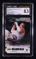 Michael Cudlitz Signed 2016 Cryptozoic The Walking Dead Season Four Part 2 #49 (CGC 8.5) at PristineAuction.com