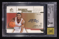 LeBron James 2003-04 SP Signature Edition Signatures Gold #LJ #24/50 (BGS 9 | Auto 10) at PristineAuction.com
