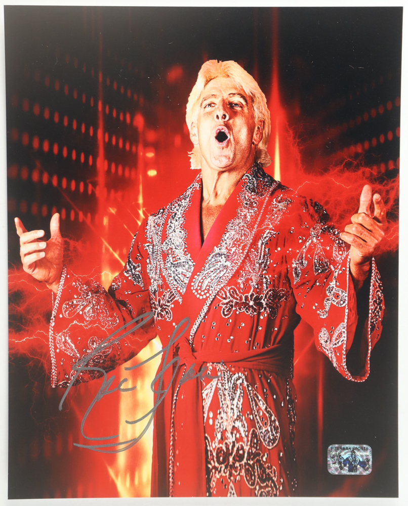Ric Flair Signed WWE 8x10 Photo (Flair) at PristineAuction.com Ric Flair Signed WWE 8x10 Photo (Flair) at PristineAuction.com