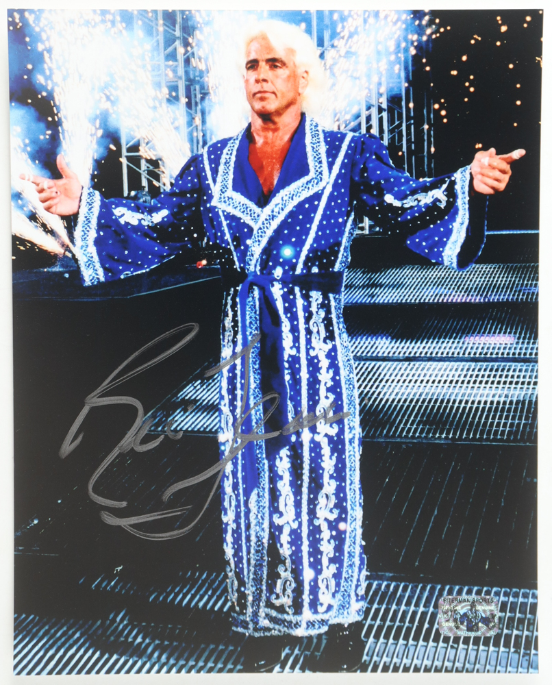 Ric Flair Signed WWE 8x10 Photo (Flair) at PristineAuction.com Ric Flair Signed WWE 8x10 Photo (Flair) at PristineAuction.com