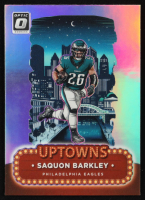 Saquon Barkley 2024 Donruss Optic Uptowns #17 at PristineAuction.com