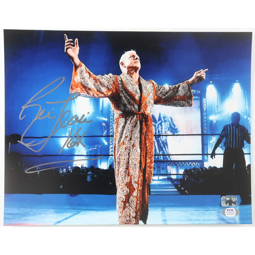 Ric Flair Signed WWE 11x14 Photo Inscribed "16x" (Flair & PSA) at PristineAuction.com