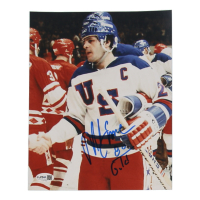 Mike Eruzione Signed Team USA 8x10 Photo Inscribed "80 Gold" (JSA) at PristineAuction.com
