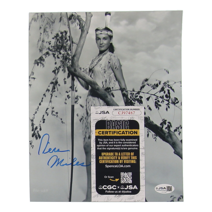 Vera Miles Signed "The Charge at Feather River" 8x10 Photo (JSA) at PristineAuction.com Vera Miles Signed "The Charge at Feather River" 8x10 Photo (JSA) at PristineAuction.com
