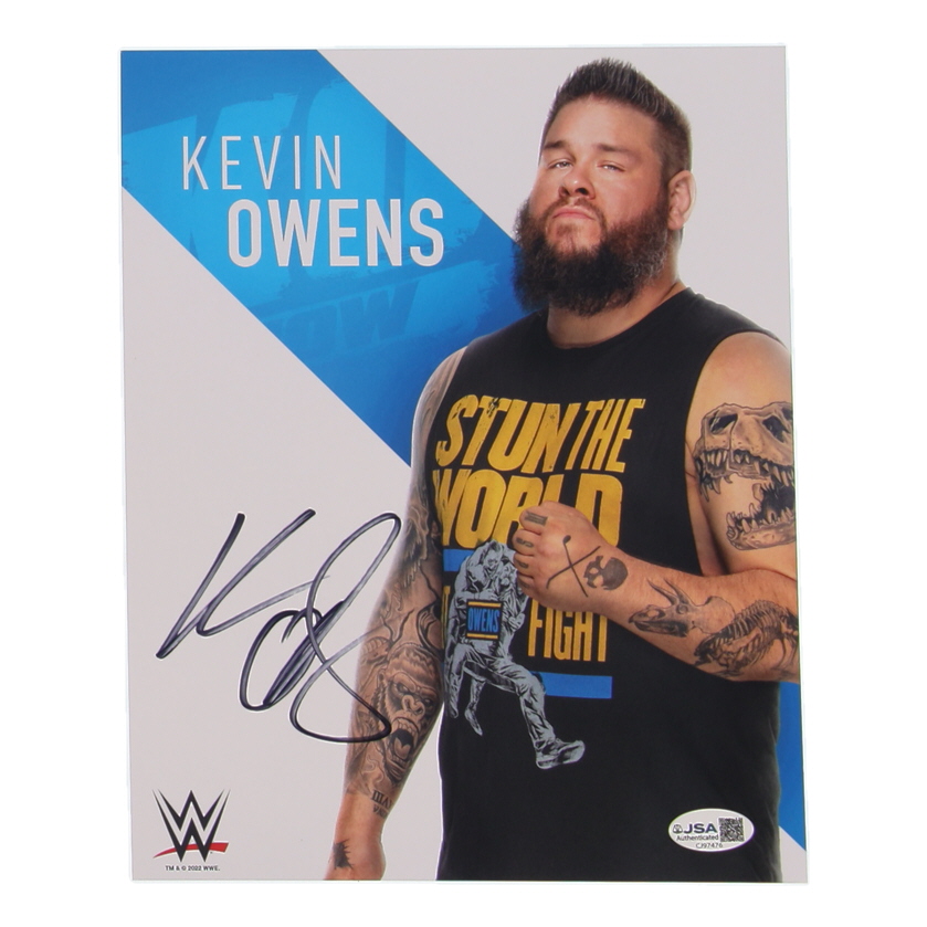 Kevin Owens Signed WWE 8x10 Photo (JSA) at PristineAuction.com Kevin Owens Signed WWE 8x10 Photo (JSA) at PristineAuction.com