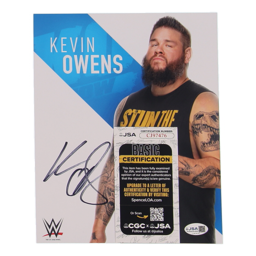 Kevin Owens Signed WWE 8x10 Photo (JSA) at PristineAuction.com Kevin Owens Signed WWE 8x10 Photo (JSA) at PristineAuction.com
