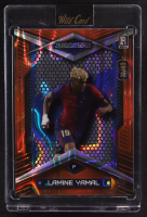 Lamine Yamal 2024 Wild Card Alumination Orange Lava #ABCLY3 RC #21/40 at PristineAuction.com