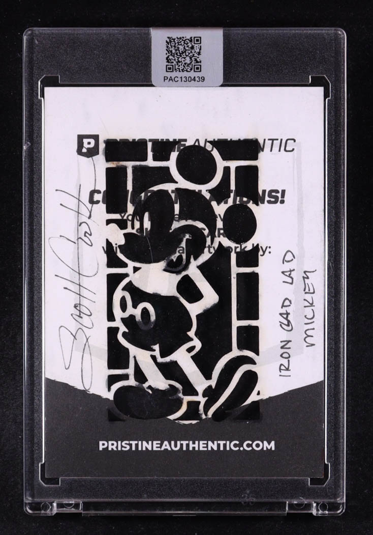 Iron Clad Lad Mickey | Disney | Original Art Sketch Card by Scott Cook (Original Art) at PristineAuction.com Iron Clad Lad Mickey | Disney | Original Art Sketch Card by Scott Cook (Original Art) at PristineAuction.com