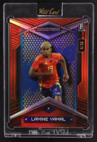 Lamine Yamal 2024 Wild Card Alumination Red Rainbow #ABCLY5 RC #4/10 at PristineAuction.com