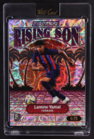 Lamine Yamal 2025 Wild Card Alumination Rising Sons Maroon Scope #ARSLY8 6/25 RC at PristineAuction.com