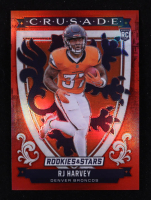 RJ Harvey 2025 Rookies & Stars Crusade Red #26 #05/99 RC at PristineAuction.com