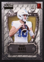 Drake Maye 2023 Wild Card Matte Weekend Warrior #WWDM RC #5/10 at PristineAuction.com