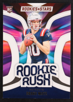 Drake Maye 2024 Rookies and Stars Rookie Rush #16 RC at PristineAuction.com