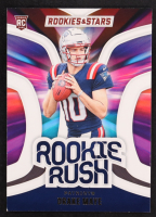 Drake Maye 2024 Rookies and Stars Rookie Rush #16 RC at PristineAuction.com