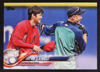Shohei Ohtani RC / Ichiro Suzuki 2018 Topps Update #US153 Japan's Finest at PristineAuction.com