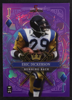 Eric Dickerson 2024 Wild Card 5 Card Draw Stacked Deck Promo Purple Rainbow #SDPDEDN #3/4 at PristineAuction.com