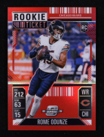 Rome Odunze 2024 Panini Contenders Optic Red #94 #130/199 RC at PristineAuction.com