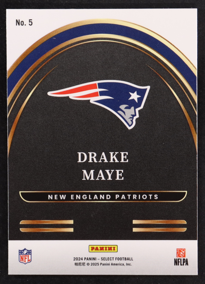 Drake Maye 2024 Select Select Future #5 RC at PristineAuction.com Drake Maye 2024 Select Select Future #5 RC at PristineAuction.com