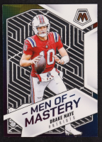 Drake Maye 2025 Panini Mosaic Men of Mastery #3 at PristineAuction.com