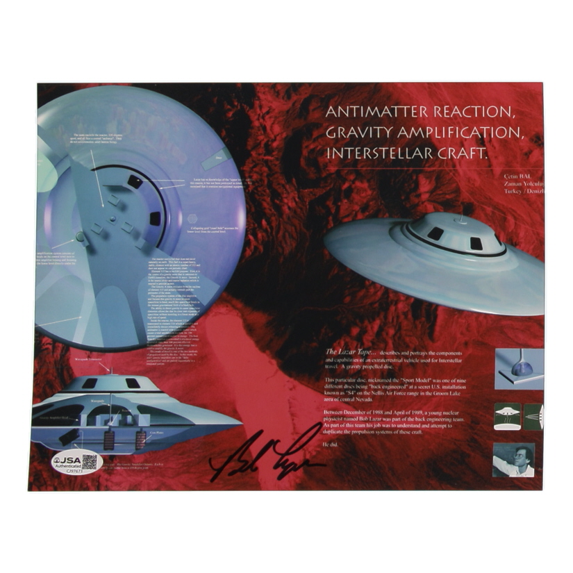 Bob Lazar Signed 8x10 Photo (JSA) at PristineAuction.com Bob Lazar Signed 8x10 Photo (JSA) at PristineAuction.com