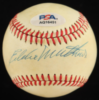 Eddie Mathews Signed ONL Baseball (PSA) at PristineAuction.com
