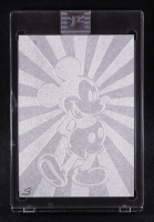 Silver Starburst Mickey | Disney | Original Art Sketch Card by Scott Cook (3/10 Original Art) at PristineAuction.com