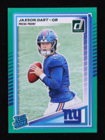 Jaxson Dart 2025 Donruss Press Proof Green #400 RC at PristineAuction.com